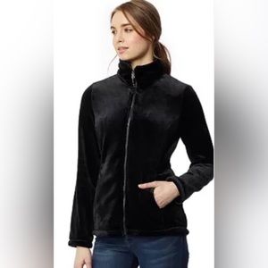32 Degrees Heat Black Fleece Fill Zip Jacket